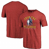 Cleveland Cavaliers Wine Star Wars Alliance Fanatics Branded Tri-Blend T-Shirt,baseball caps,new era cap wholesale,wholesale hats